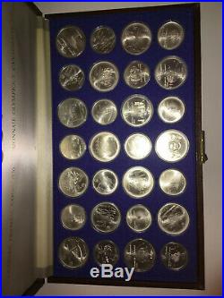 1976 Silver Canadian Olympic Games (Set-28 Coin)/ Monnaie olympique 1976