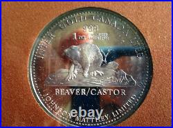 1980 Johnson Matthey Canada 6 Coin Silver Beaver Proof Set Ser #0088/1500 E2426