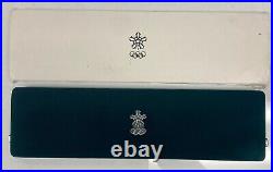 1988 Canada $20 Calgary Olympics Proof Silver 10-Coin Set with Case 10 Ounce