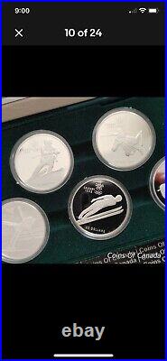 1988 Canada Calgary Olympic $20 Silver -10 Coin Set