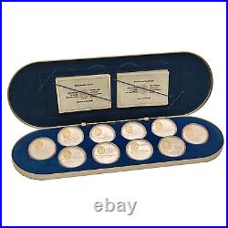 1990-94 Canada 50 Years of Aviation History $20 Silver Coin Collection Set