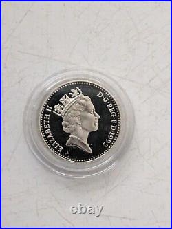 1992 GB 100th Anniversary Of The Queen Mother Proof Silver 0.925, 10P Coin, COA