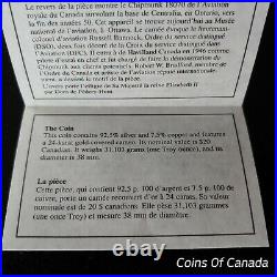 1995-1999 Canada Aviation Set Series 2 10 Sterling Silver Coins #coinsofcanada