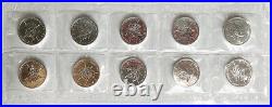 1997 $5 Canada Maple Leaf coins 10 pack