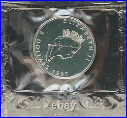 1997 $5 Canada Maple Leaf coins 10 pack