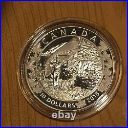 1/2 oz. Fine Silver 6-Coin SetCanoe Across Canada (2015)