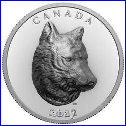 1 Ounce Silver Proof EHR Timber Wolf 25 CAD Canada 2022