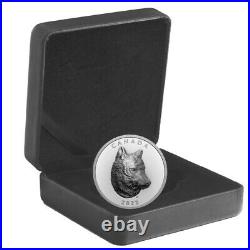 1 Ounce Silver Proof EHR Timber Wolf 25 CAD Canada 2022