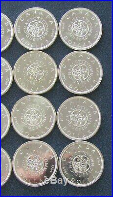 (1) Roll 1964 Canadian Charlottetown Quebec Silver Dollar Coin (20 coins) #701