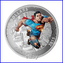 1 oz 2015 Iconic Superman Comic Book Covers Action Comics #1 Silver Coin