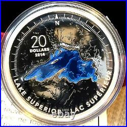 1 oz. Fine Silver Coin Lake Superior Mintage 10,000 (2014)