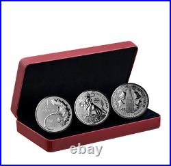 1 oz. Pure Silver 3 Coin Set Royal Canadian Mint Coin Lore The Forgotten 1927