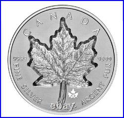 1 oz. Pure Silver Coin Super Incuse Silver Maple Leaf (2021)