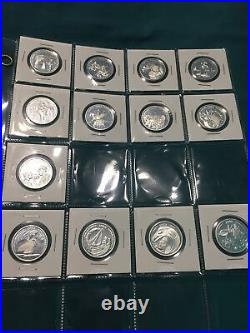 2001 2003 Festivals Of Canada 50-Cent Coins (13 coin set, sterling silver)