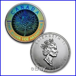2003 Canada 5-Coin Silver Fractional Maple Leaf Set (Hologram)