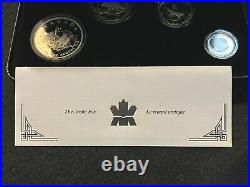 2004 Canadian Fine Silver Coin Set Arctic Fox (1241)