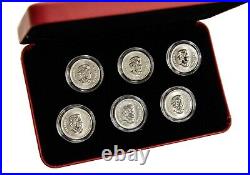 2005 50-Cent Silver Six-Coin Set 60th Anniversary of WWII Battle of Britain