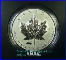 2005 Canada $5 1oz VE & VJ Privy Mark Silver Maple Leaf Coin Set. 9999 Fine