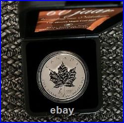 2005 Canada Silver Maple Leaf Privy Tulip 1oz. 9999 silver coin