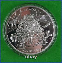 2006 5 OZ Silver Coin From Royal Canadian Mint Four Seasons