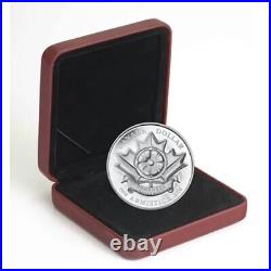 2008 Canada $1 Poppy Armistice Day Sterling Silver Coin