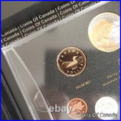 2008 Canada 8 Coin Proof Set With Gold Plated Silver Dollar #coinsofcanada