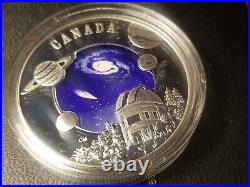 2009 Canad $30 Silver Coin International Year Of Astronomy