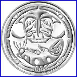 2009 Canada $250 1 Kilo Pure Silver Coin Surviving The Flood
