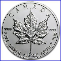 2009 Coin, Canada Coin, 5 Dollars Coin, Silver Maple Leaf Coin, (10 pcs)