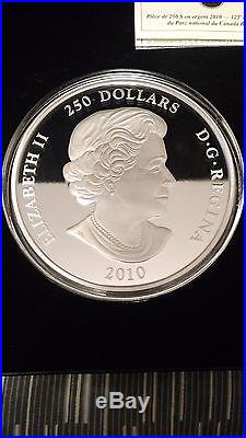 2010 Canada $250 1kg Silver Coin 125th Anniversary Of Banff National Park