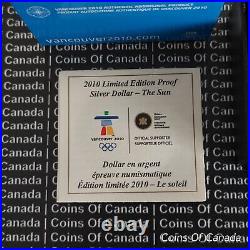 2010 Canada Silver Dollar Coin The Sun Vancouver Olympics #coinsofcanada
