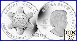 2010'The Sun' Limited-Edition High-Relief Proof Silver Dollar $1 Coin (12597)