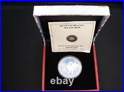 2011 $15? Zodiac Lunar SILVER Coin Year of the Rabbit Certificate# 0460/9999