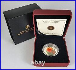 2011 Canada $20 Fine Silver Coin with Venetian Glass Tulip and Glass Lady Bug