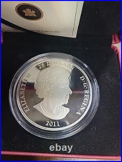 2011 Canada $25 2oz Fine Silver Coin Toronto City Map With Box + COA