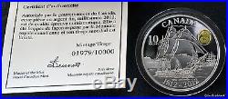 2012 $10 Canada HMS Shannon War of 1812.9999 silver uncirculated coin