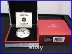 2012 $15? Zodiac Lunar SILVER Coin Year of the Dragon Certificate# 35643/48888