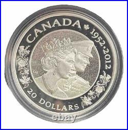 2012 Canada$ 20 Fine Silver 1oz Queens's Diamond Jubilee 3 Coin Set #46-01