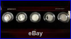2012 Canada 9999 Silver 5 Coin Set Farewell to the Penny