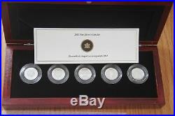 2012 Canada FAREWELL TO THE PENNY Silver 5 historical design coin set Ltd 5000