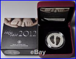 2012 Canada Welcome To The World Baby Feet Silver Mint Coin In RCM Packing
