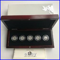 2012 Farewell To The PennySilver Proof One Cent 5 Coin Set 5,000 OnlyLOOK