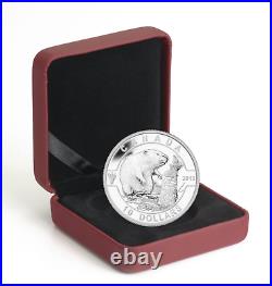 2013 1 oz. 9999 silver Canadian THE BEAVER COA OGP