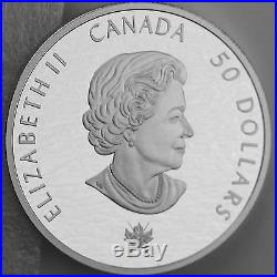 2013 $50 Shannon vs. Chesapeake, 5 Troy oz. Pure Silver Proof Coin, War of 1812