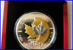 2013- 5OZ FINE SILVER COIN 25TH Anniversary of the Silver Maple Leaf 2500 minted
