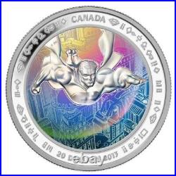 2013 Canada $20 1oz Fine silver coin Superman 75th Anniversary Metropolis, RCM