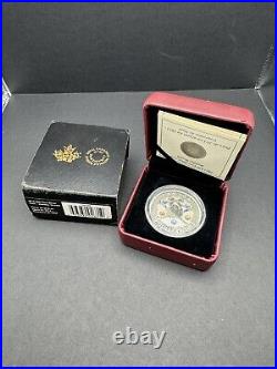 2013 Canada $20 Proof Silver Coin Holiday Wreath w Swarovski Crystals