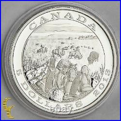 2013 Canada 5 Dollar Bison Silver Coin in PF, KM# 1534
