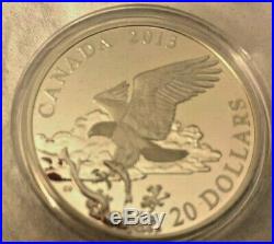 2013 Canada The Bald Eagle 4 Proof Coin Set 1 oz. Each Fine SILVER $20 Coins