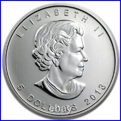 2013 Coin, Canada Coin, 5 Dollars Coin, Silver Maple Leaf Coin, (10 pcs)
